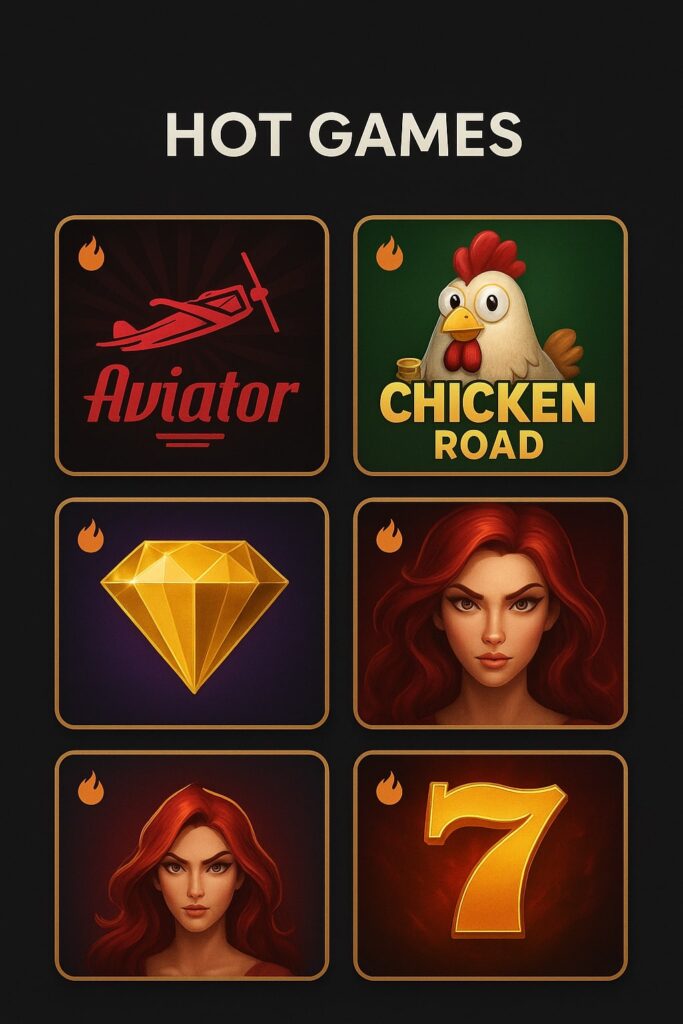 Hot games section on Jami777 featuring Aviator, Chicken Road 2, JetX, Plinko and popular high RTP slot games.