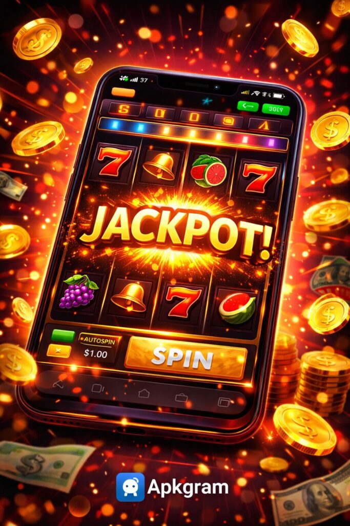 Appbet8771 slot machine games with jackpot and Apkgram branding