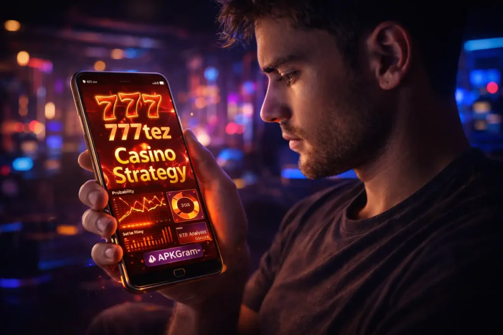Player losing money on 777tez casino app from APKGram