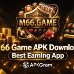 M66 Game APK Download best earning app with gold casino theme and APKGram branding