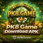 PK8 Game Download APK latest version 2026 with jungle casino theme and APKGram branding