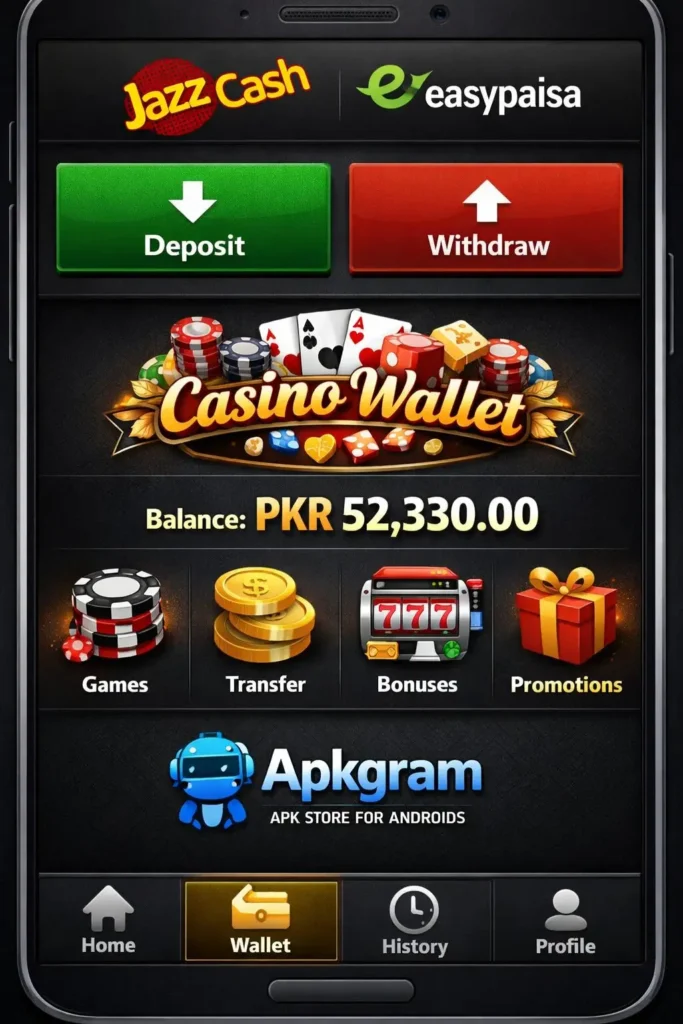 PKRSPIN payment methods with JazzCash and Easypaisa options