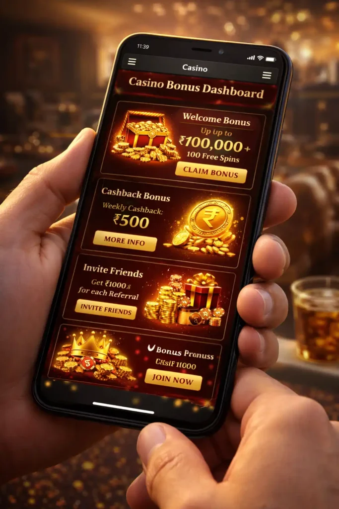 QZ786 bonus dashboard showing cashback and referral rewards